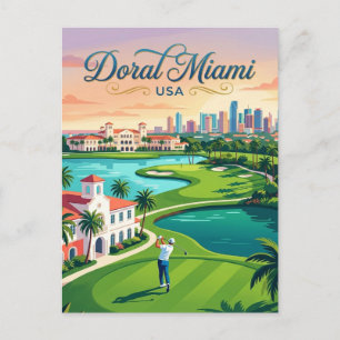 Trump National Doral Miami USA Postkarte