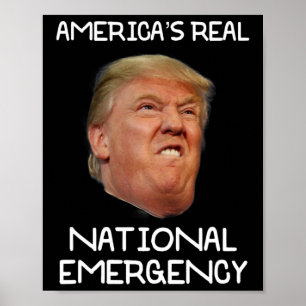 Trump National Notfall T Shirt Trump Ist Der Notfa Poster