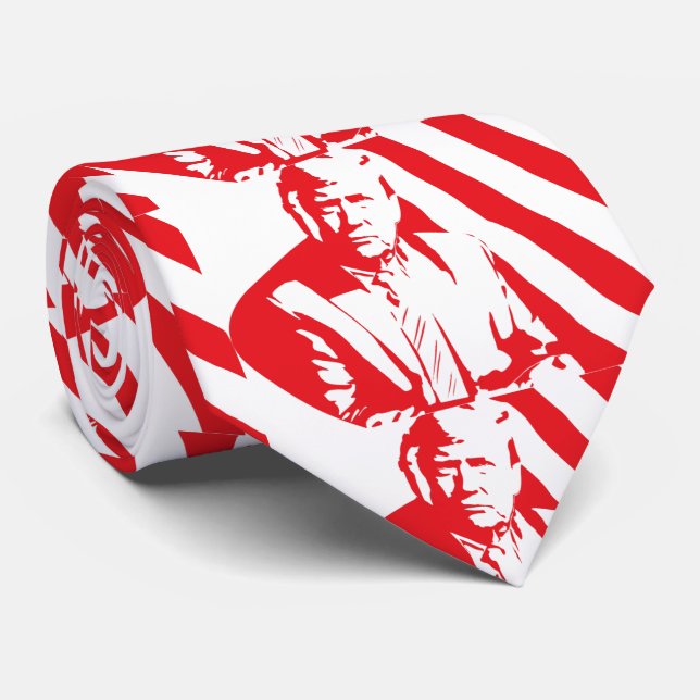 TRUMP NECK TIE KRAWATTE (Gerollt)