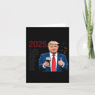 Trump neues Jahr Karte
