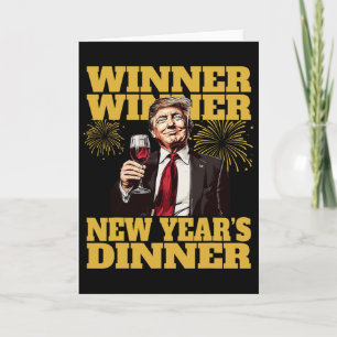 Trump Neujahrsdinner 2025 Karte