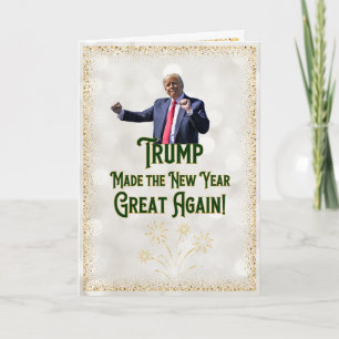 Trump Neujahrskarte Lustige Trump Karte