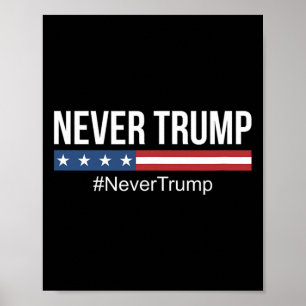 Trump: #nevertrump Anti Trump Poster