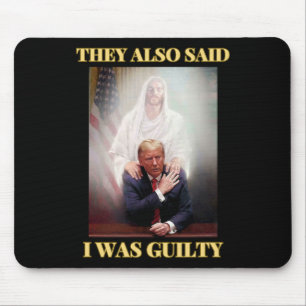 Trump nicht schuldig Jesus Christus Patriot beten Mousepad
