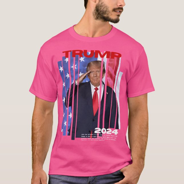 Trump nimmt Amerika zurück T-Shirt (Vorderseite)