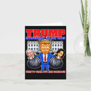 Trump nimmt den Müll weg Karte