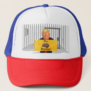 Trump No Brainer Trucker Hat Truckerkappe
