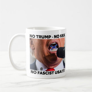 TRUMP "NO FASCIST USA" COFFEE MUG KAFFEETASSE