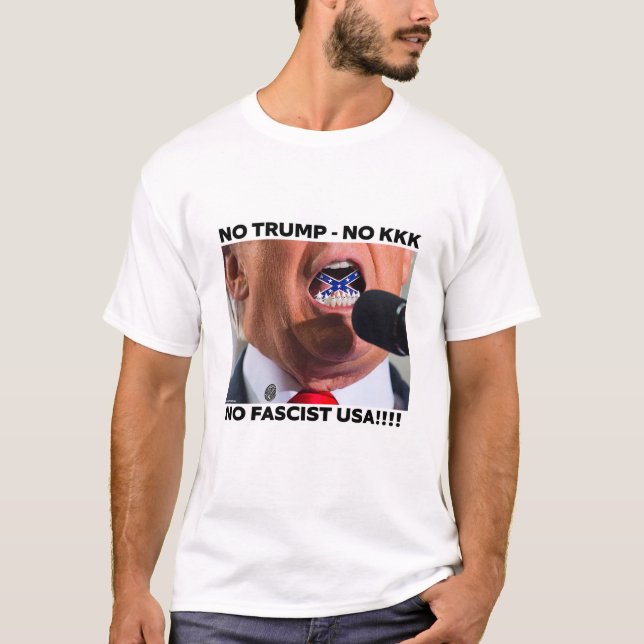 TRUMP "NO FASCIST USA" SHIRT (Vorderseite)