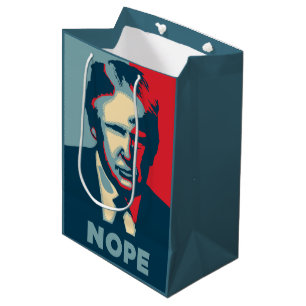 Trump Nope-Geschenktasche Mittlere Geschenktüte