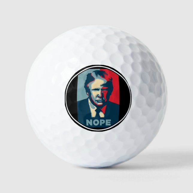 Trump Nope Golf Ball (Vorderseite)