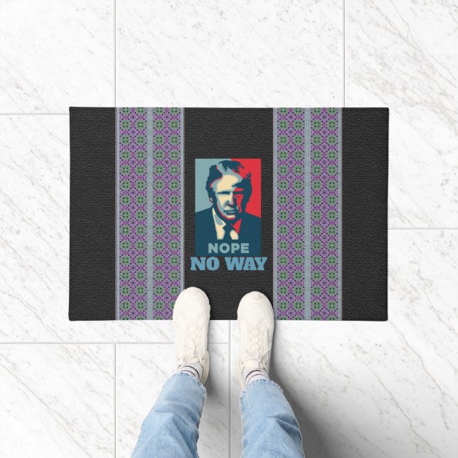 Trump Nope No Way Doormat Fußmatte (Indoor)