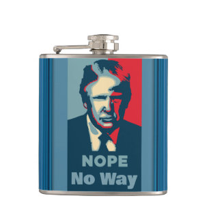 Trump Nope No Way Flask Flachmann