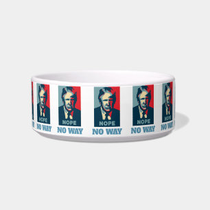 Trump Nope No Way Pet Bowl Napf