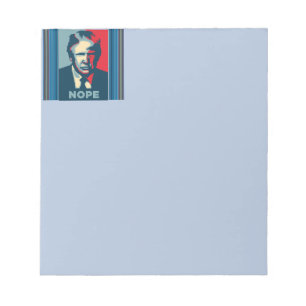 Trump Nope Notepad Notizblock