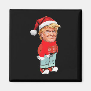 Trump nur ein kalter Typ Funny Christmas Design Magnet