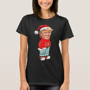 Trump nur ein kalter Typ Funny Christmas Design T-Shirt