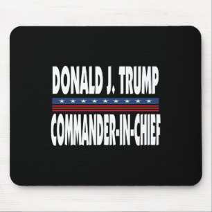 Trump Oberbefehlshaber Präsident Republikaner Poli Mousepad