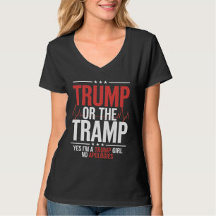 Trump oder das Trump-Patriot Trump-Mädchen entschu T-Shirt