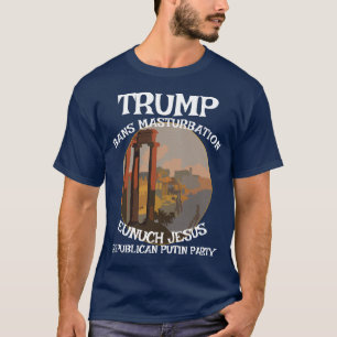 Trump öffentliches Masturbationsvideo Affe WHZoo T-Shirt