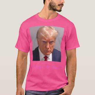 Trump Offiziell Mugshot Daddys kleiner Felon T-Shirt