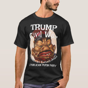 Trump onanierte Presidential Democrats Campaign T-Shirt