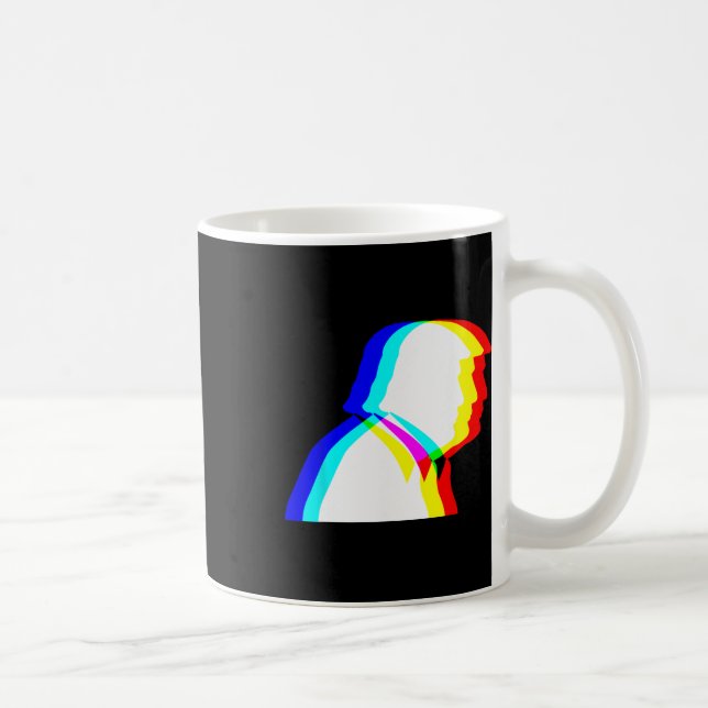 Trump optische Täuschung Edm  Kaffeetasse (Rechts)