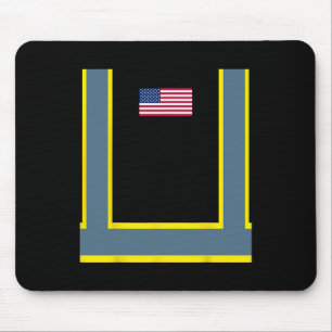 Trump Orange Weste Make Garbyge Great Again Lustig Mousepad