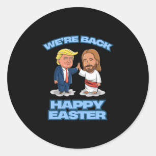 Trump Ostern Jesus Trump Wir Ck Lustig Ostern Shi Runder Aufkleber