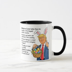 Trump Ostern Lustige Politische Satire Tasse