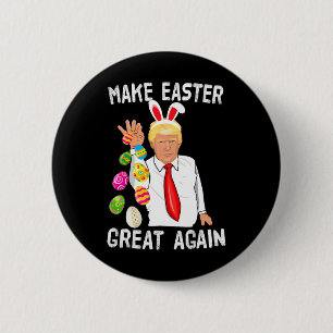 Trump Ostern Mach Ostern wieder großartig Lustiger Button