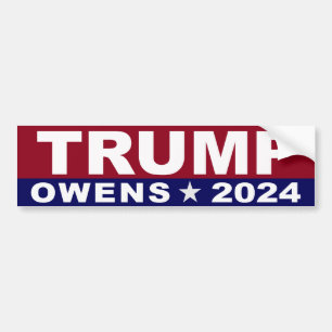Trump Owens 2024 Autoaufkleber