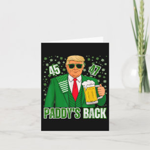 Trump Paddys Back 45 47 St Patricks Day Usa Karte