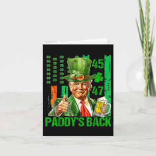 Trump Paddys Back 45 47 St Patricks Day Usa Karte