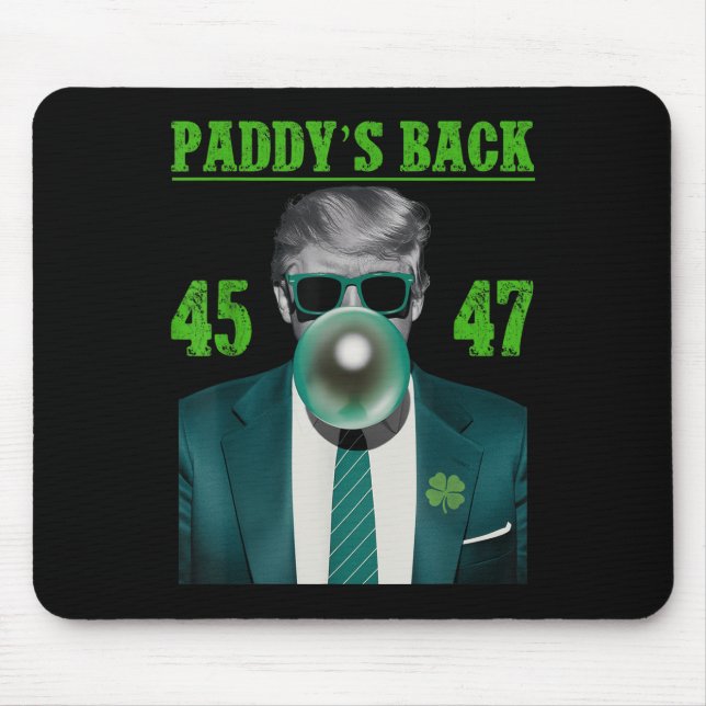 Trump Paddys Back Design - Trump St Mousepad (Vorne)