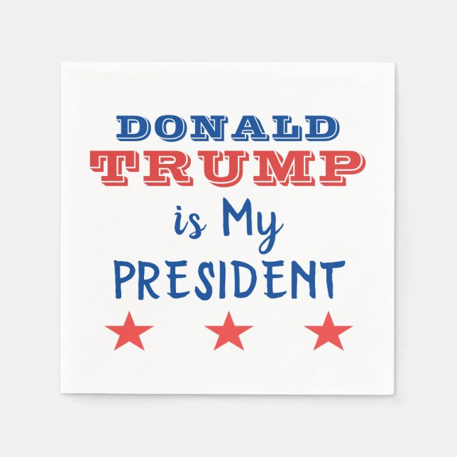 Trump Paper Napkins Serviette (Vorderseite)