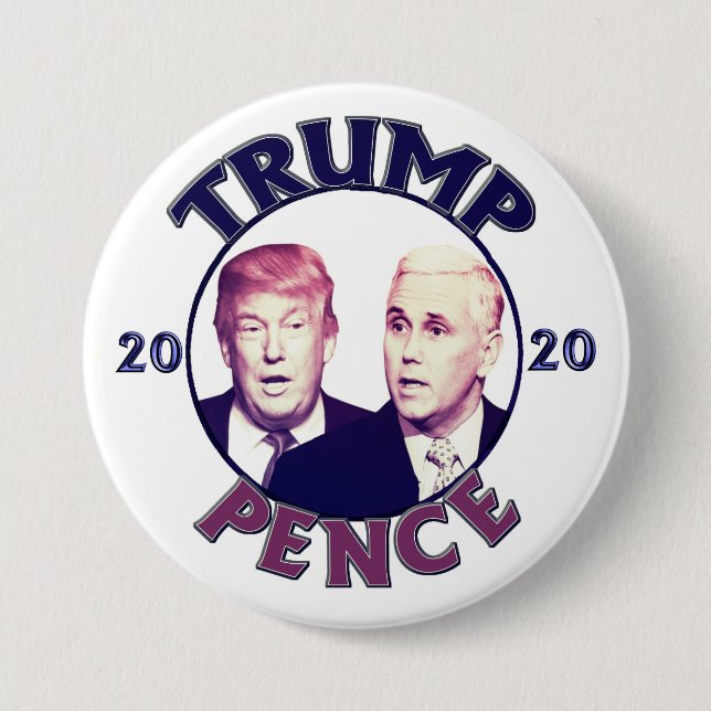 Trump Pence 2020 Button (Vorderseite)