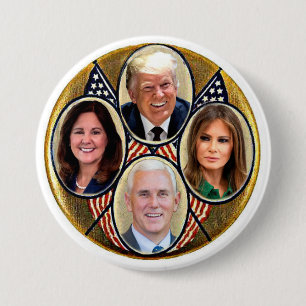 Trump/Pence 2020 Button
