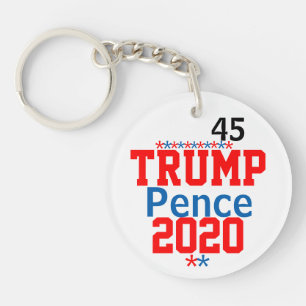Trump Pence 2020 Republikaner EDIT Names Year Schlüsselanhänger