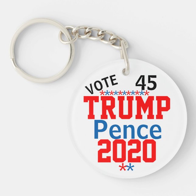 Trump Pence 2020 Schlüsselanhänger (Vorderseite)