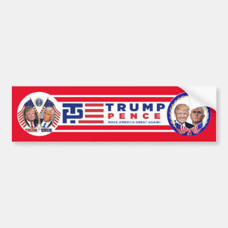 TRUMP PENCE AUTOAUFKLEBER