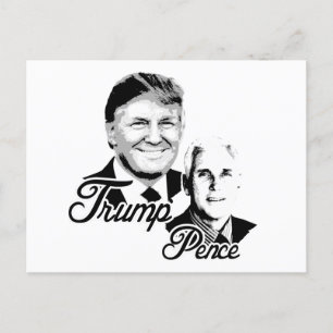 Trump Pence - Buster - -  Postkarte