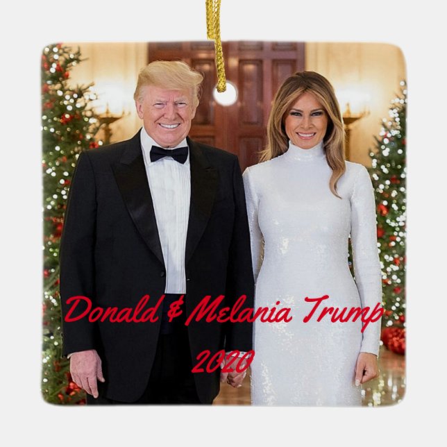 Trump / Pence Christmas Ornament (Vorderseite)