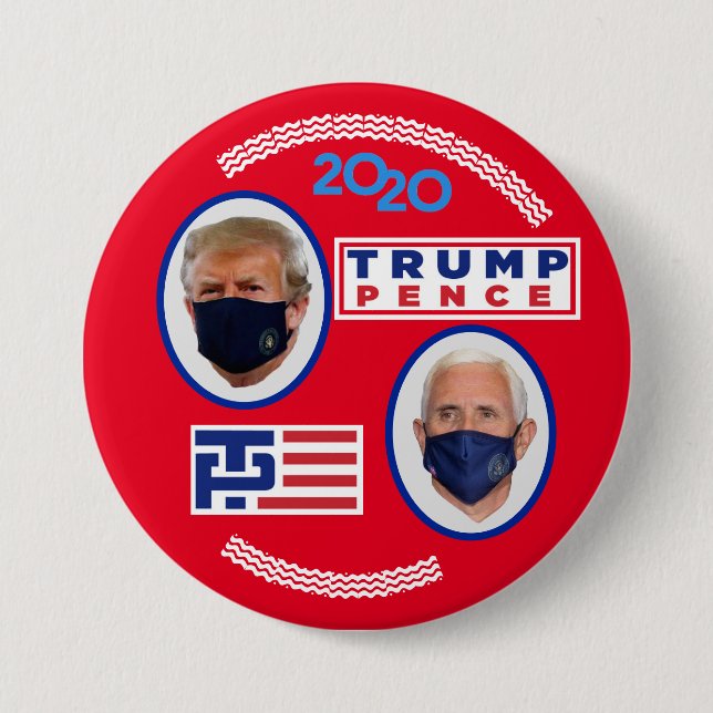 Trump / Pence covid-2020 Button (Vorderseite)