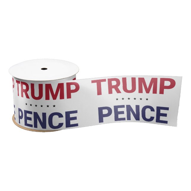 Trump-Pence (US-Wahl 2020) Satinband (Spule)