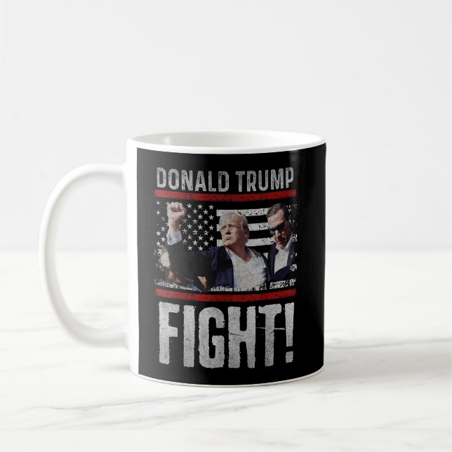 Trump Pennsylvania Trump 2024 Kampf! Kaffeetasse (Links)