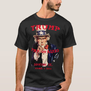 Trump Perp ging 2023 Dienstag Uncle Sam T-Shirt