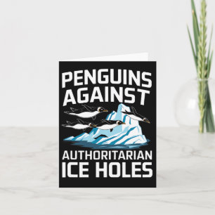 Trump Pinguine gegen autoritäre Eisscholle Sta Karte