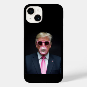 Trump Pink Bubble Gum Präsident 47 USA Case-Mate iPhone 14 Hülle