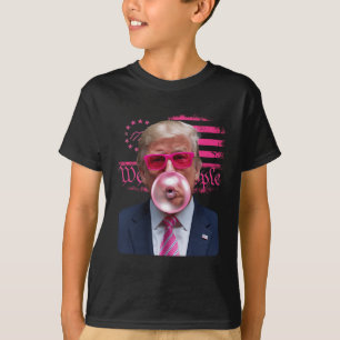 Trump Pink Gles Bubble Gum 4. Juli Amerikanische F T-Shirt